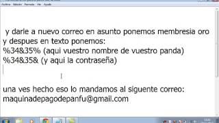 Como conseguir Membresía de Oro gratis en Panfu