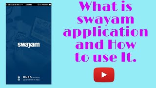 How to use swayam application | Swayam tutorial screenshot 2