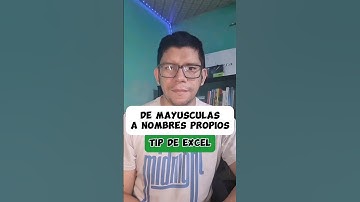 nombres propios en excel#tips #windows #pc #ordenador #exceltips #excel #tutorial