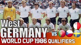 WEST GERMANY World Cup 1986 Qualification All Matches Highlights  | Road to Mexico