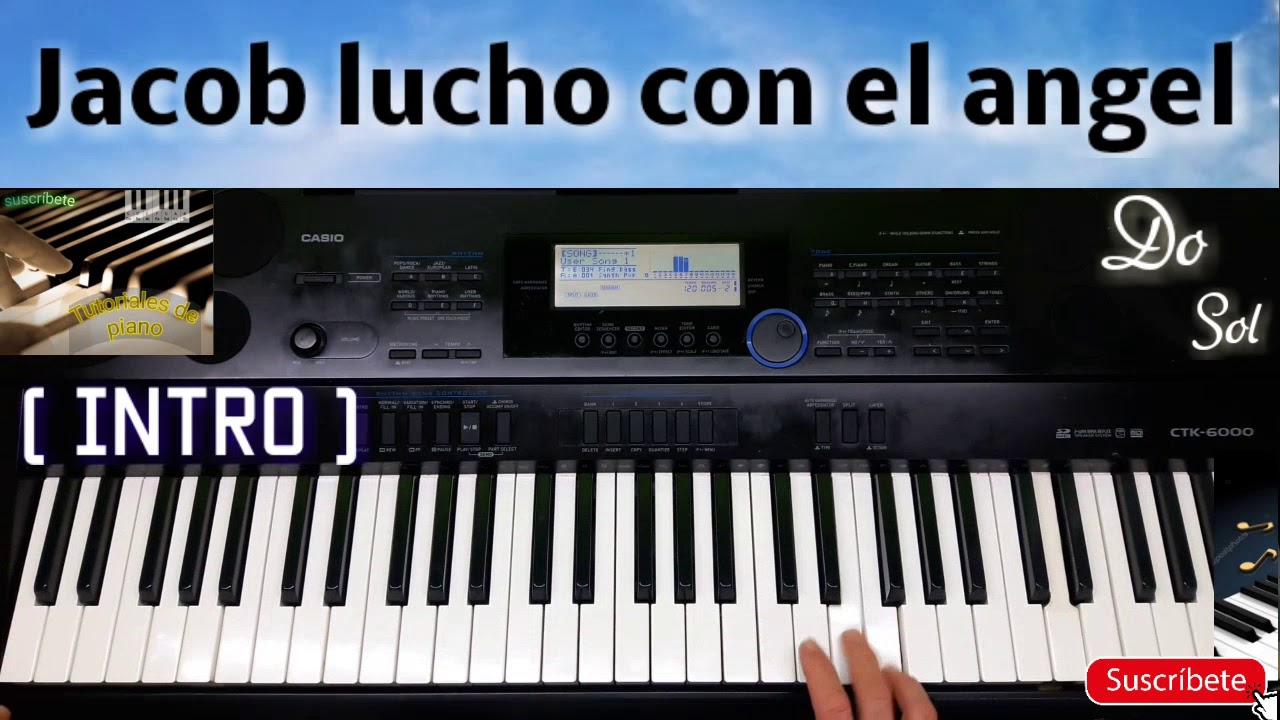 Jacob lucho con el ángel por una bendición . intro Tutorial piano fácil