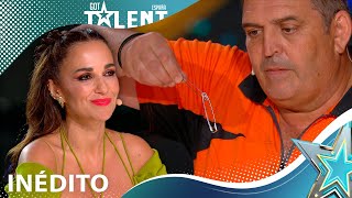 MAGIC with safety pins kinda short on fun & rhythm so... NO | Never Seen |  Spain's Got Talent 2023 by Got Talent España 39,296 views 3 days ago 5 minutes, 28 seconds