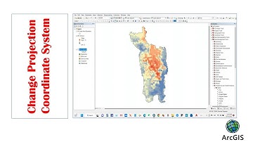 How to Change Projection Coordinate System of a Raster in ArcGIS