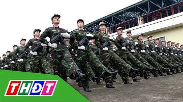 Nữ quân nhân luyện tập A80 - Những bước chân tự hào | THDT