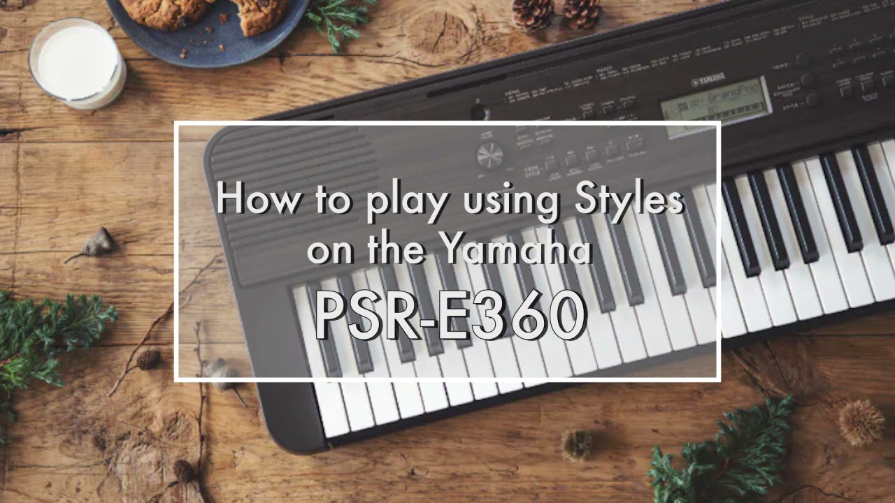 Yamaha PSR-E360 DW Orga electronica - Zeedo Shop