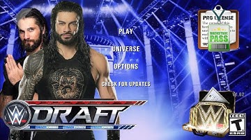 Wwe 2k21 WR3D Draft MOD download only 126mb release by WR3D NETWORK and modified by WR3D mania