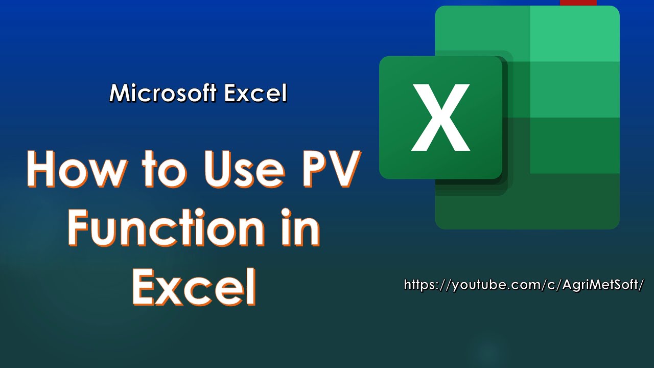 สูตร pv excel  New  How to Use PV Function in Excel | Financial Functions | Present Value