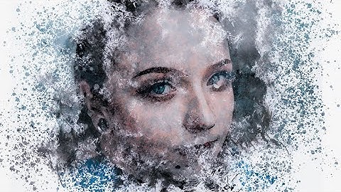 Ink Smudge Portraits in photoshop / photoshop tutorial