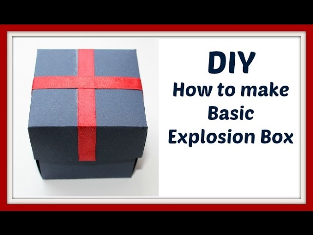 Make an easy explosion box from a #dollartree box! #giftideas #diy