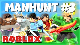 Roblox Bedwars Speedrunner VS 4 Hunters!