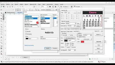 Tutorial - Cómo crear un calendario en CorelDRAW