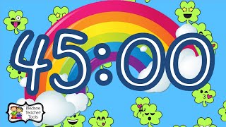 45 Minute Shamrock Emoji Countdown Timer