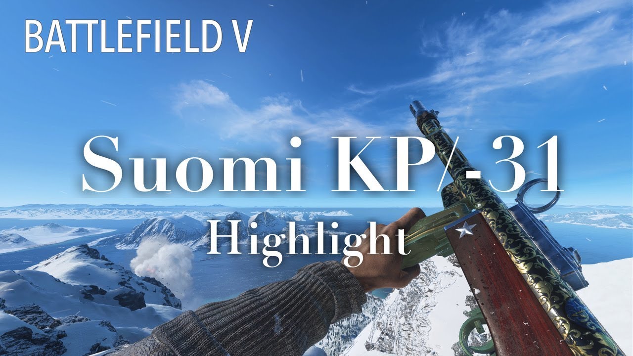 [BFV / PS4] Suomi KP/-31 連続キル