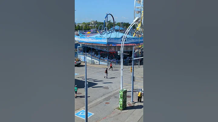 Polar Express warming up at CNE Toronto