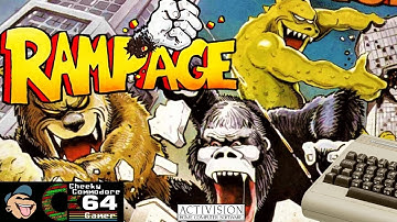 RAMPAGE – Commodore 64 (1987) | Activision