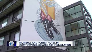 Trumbull and Porter Hotel in Corktown celebrates art installation