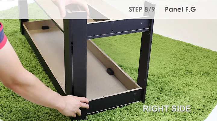 How to Assemble Furinno 12125 Parsons Entertainment Center TV Stand/Coffee Table