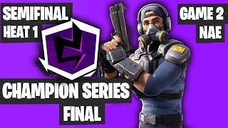 Fortnite Champion Series Final Highlights - Semifinal NA East Heat 1 Game 2 [NO Casters]