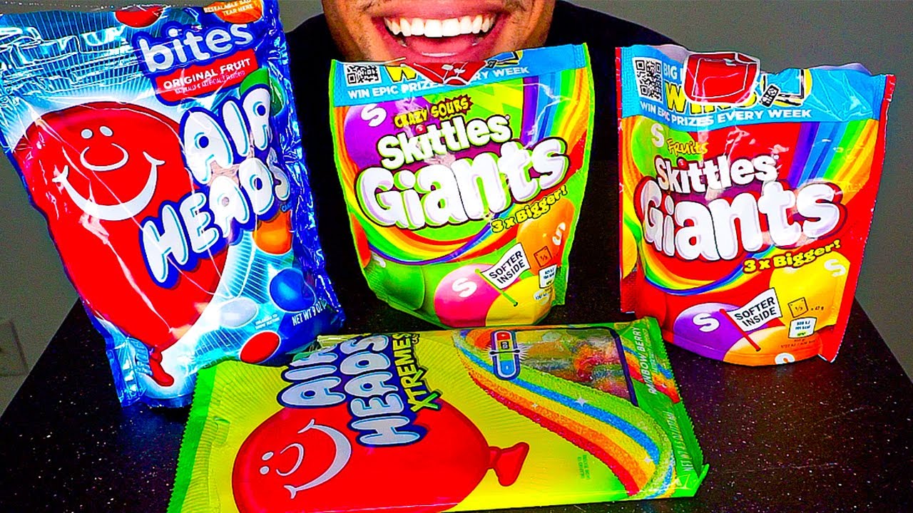 AIRHEADS CANDY XTREMES SKITTLES GIANTS MYSTERY ASSORTED FLAVORS *CHEWY