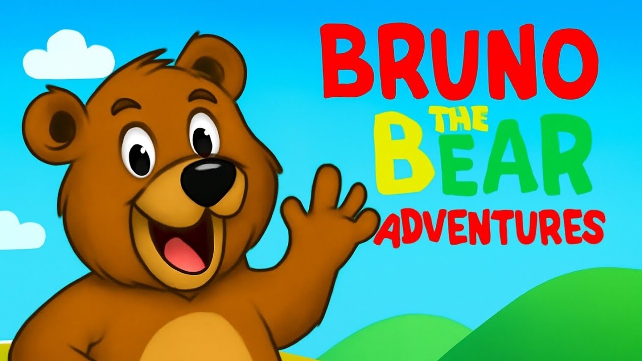 Full Animated Story for Kids 🐻🎈| Bruno the Bear Adventures