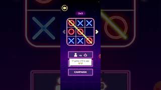 17 game of this game 😱😱. Tic tac toe.  #smartphone #androiddeveloperoptions #settings screenshot 1