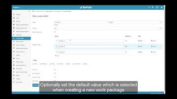 OpenProject 7.0 preview - Multi-select custom fields