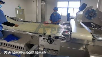 Biscuit /wafer/cookie/sandwiching Making Machine Fish Cracker Production Line -APEX MACHINERY