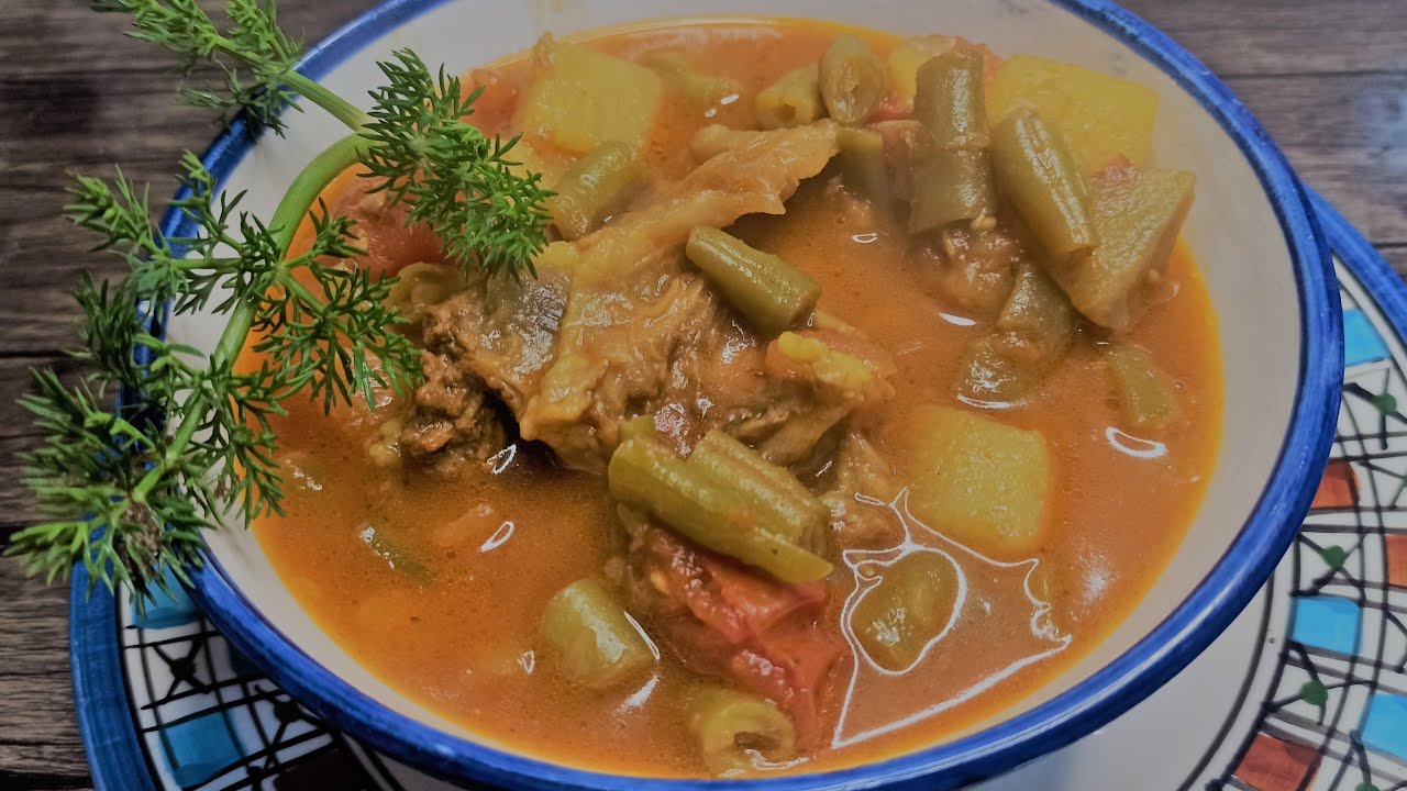 green beans stew food shah green beans potatoes tomatoes green