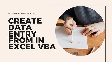 CREATE DATA ENTRY FORM IN EXCEL VBA ADVANCED EXCEL TIPS AND TRICKS