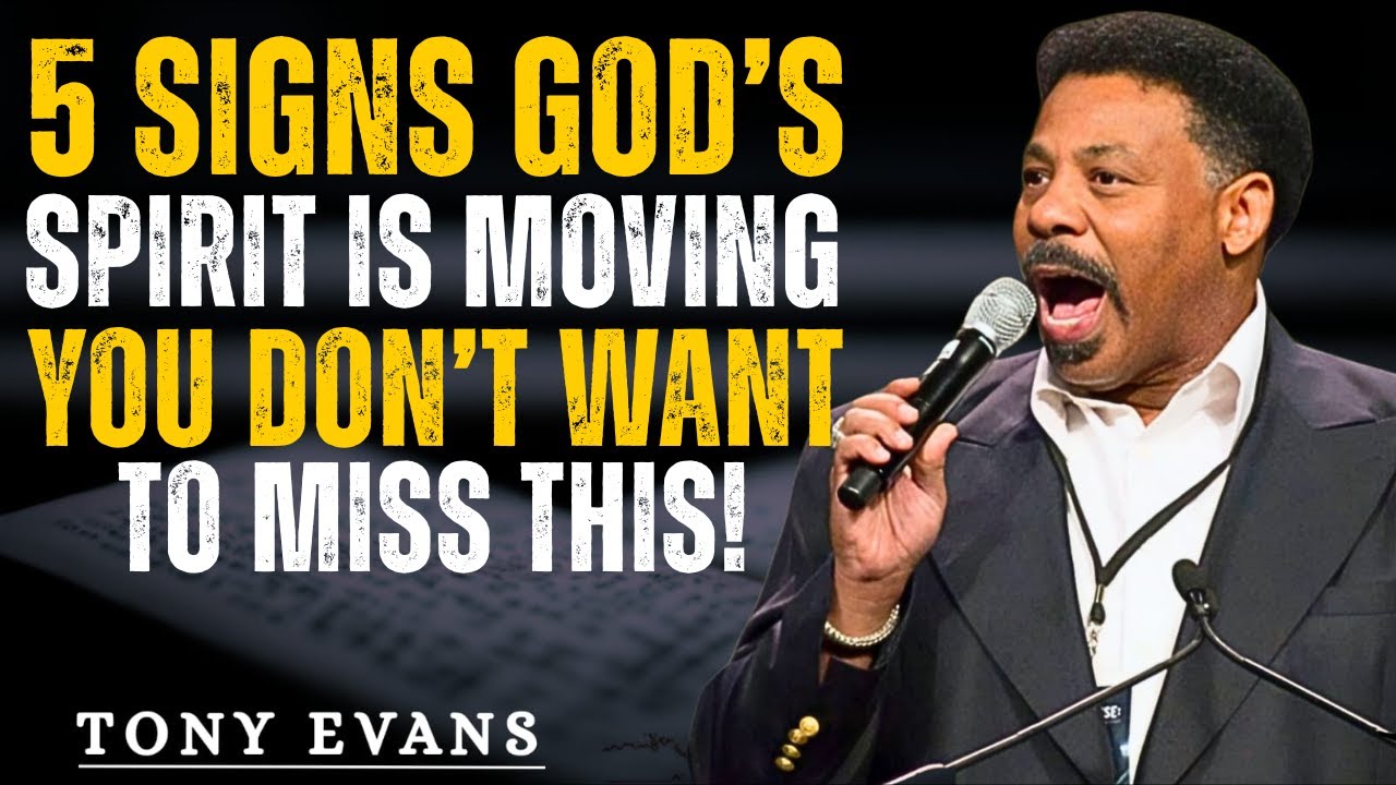 🔥5 Powerful Signs the Holy Spirit Is Moving in Your Life Right Now” Tony Evans