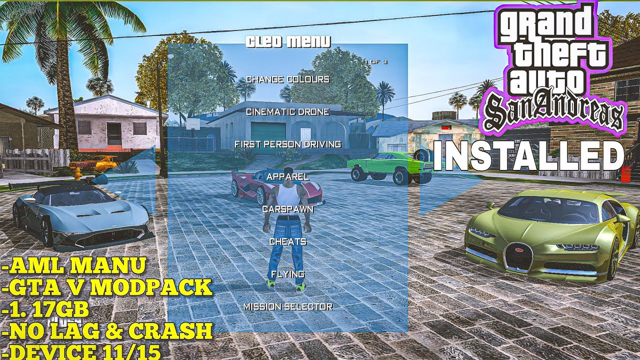 How to Install GTA SA AML + GTA V Mod Pack on Android (Step-by-Step ...