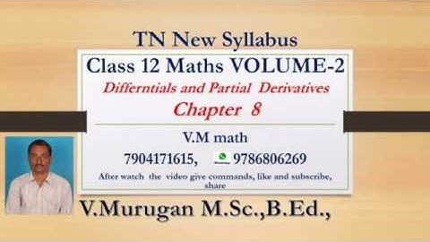12th Maths  volume  2 Unit 8  Exercise 8.6