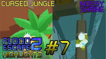 Roblox: Flood Escape 2 | Highlights - Cursed Jungle [Normal] & Mossy Shrine [Insane]