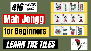 MAH JONGG for Beginners 1.1 - American - Learning the Tiles NMJL Lessons How to Play Mahj