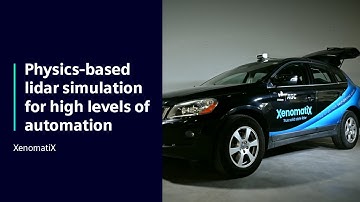 XenomatiX | Physics-based lidar simulation for high levels of automation | Simcenter