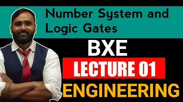 NUMBER SYSTEM AND LOGIC GATES|Lecture 01|BXE|PRADEEP GIRI SIR