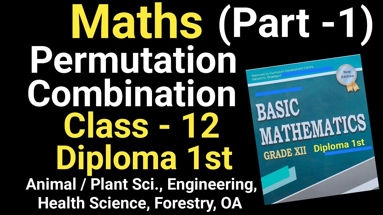 permutation and combination basic principle of counting diploma first ...