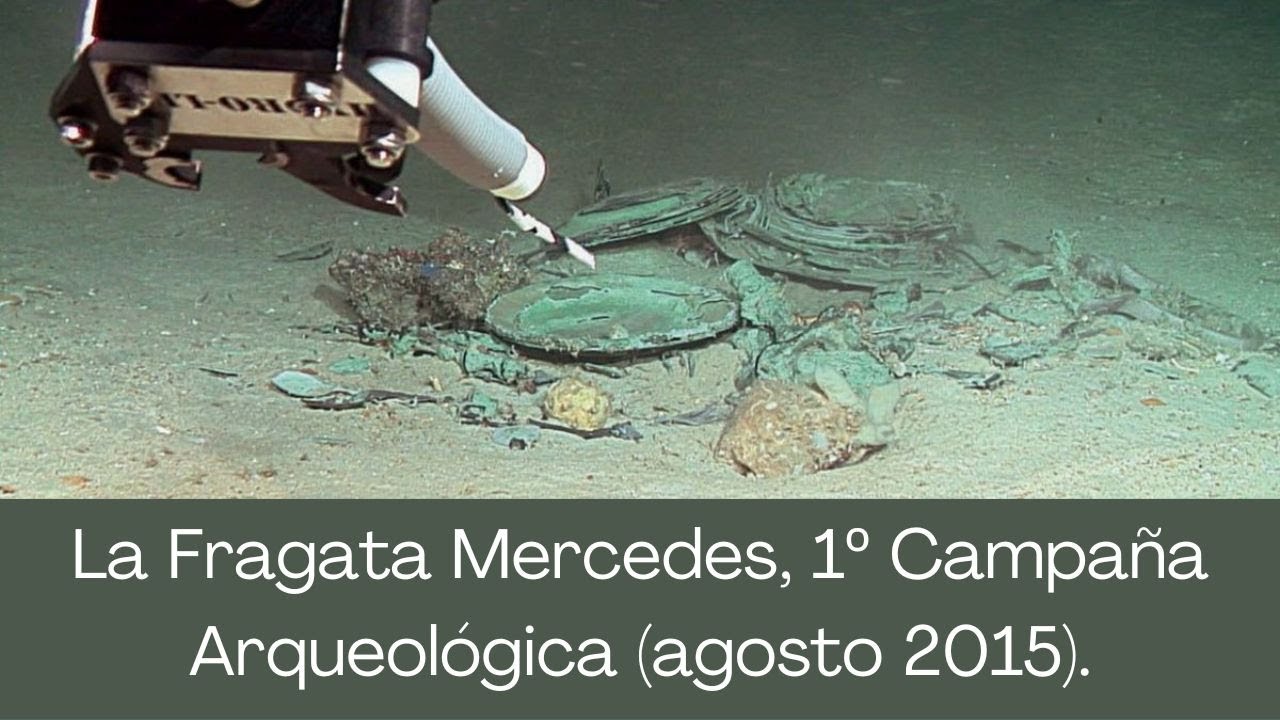 La Fragata Mercedes, 1º Campaña Arqueológica (agosto 2015).
