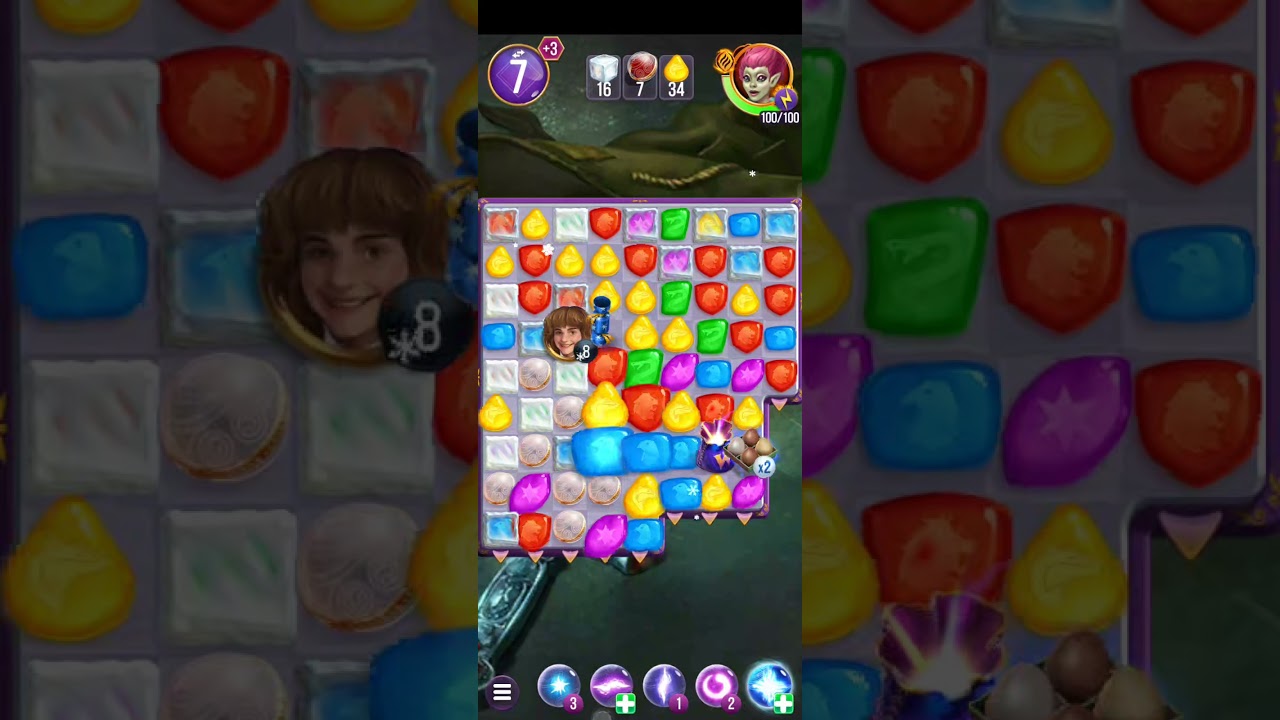 Harry Potter: Puzzles & Spells level 1904 no boosters