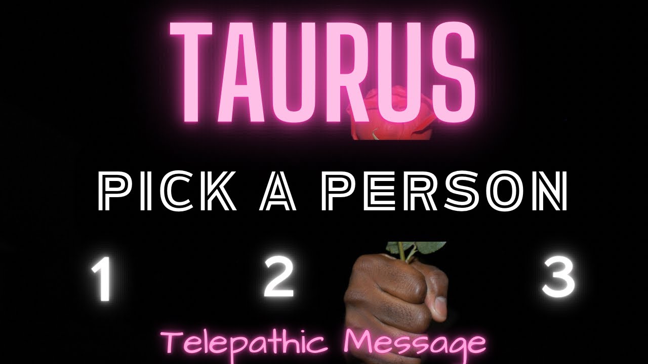TAURUS ♉️| “Urgent Message 4RM You’re Person 💕” | PICK A PILE