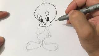 Nasıl Çizilir? Tweety Nasıl Çizilir Tweety Çizimi