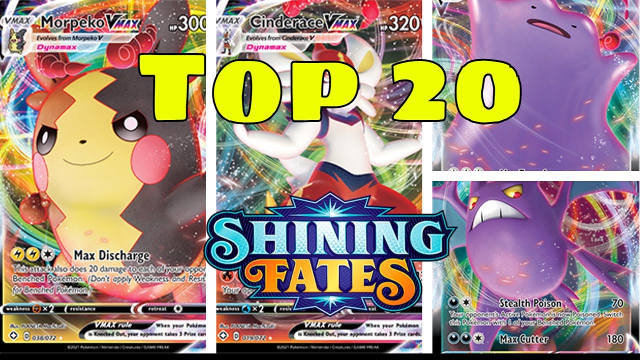 TOP 20 in Shining Fates Expansion Most Expensive cards shorts YouTube