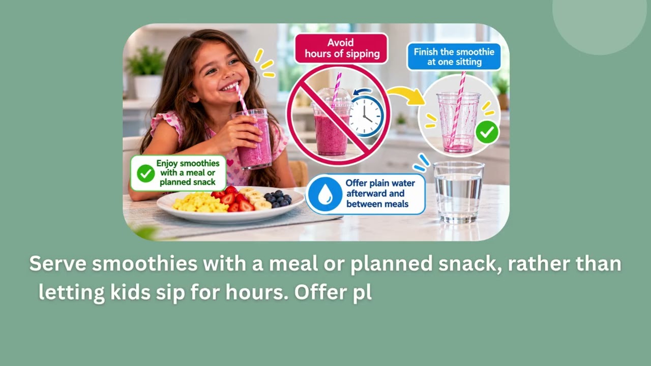 ⁣Smoothies and Children's Teeth in Skye Canyon
