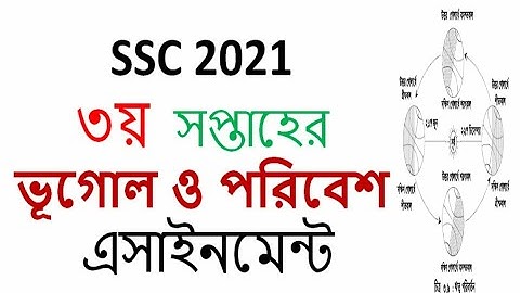 #SSC 2021 Geography Assignment Answer || এসএসসি ২০২১ ভূগোল ও পরিবেশ এসাইনমেন্ট || 3rd week #