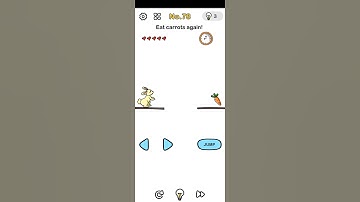 Brain Out Level 78 answer Eat carrots again! Gameplay Solution Walkthrough