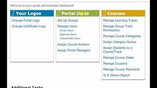 LearningZen's Administrator Dashboard Features