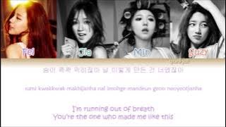 Miss A - Only You (Color Coded Han|Rom|Eng Lyrics)