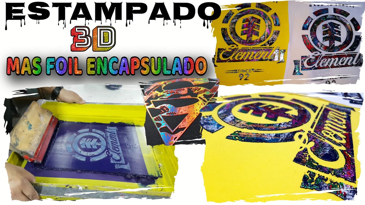 Hacer un Estampado efecto 3D sin capilar con foil encapsulado