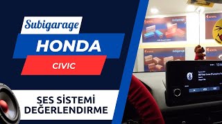 2022 Honda Civic Ses Sistemi ve Yalıtımı öncesi