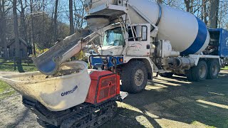 11 Yard Load of Concrete Lakeside || Plus Wheelbarrow Job
